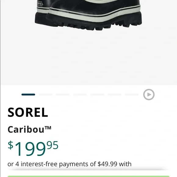 BNWOB SOREL CARIBOU 6 MEDIUM - Picture 13 of 14